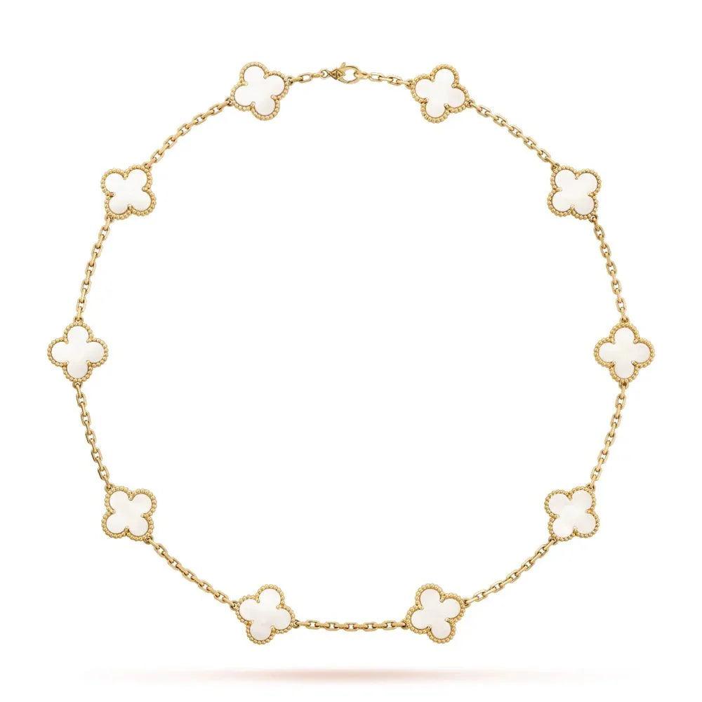 Colar Vintage 10 Trevos