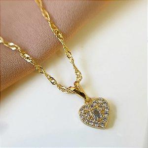 COLAR CORRENTE RABO DE RATO 40CM FOLHEADO A OURO 18K SEMIJOIA⭐️
