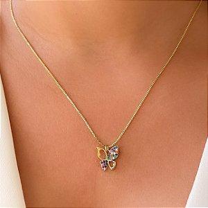 COLAR ESTRELAS VAZADAS A OURO 18K⭐️