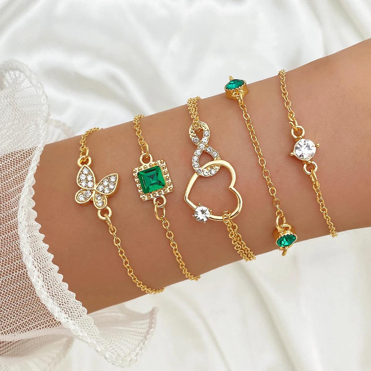 Conjunto com 5 Pulseiras - Modernet