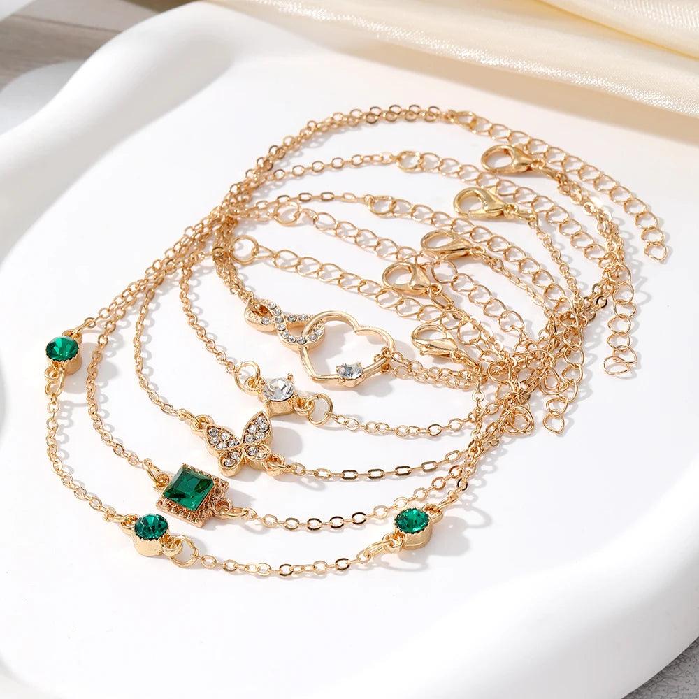 Conjunto com 5 Pulseiras - Modernet