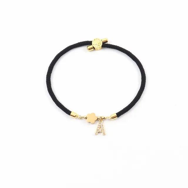 Pulseira com inicial de A-Z - Coleção Aura