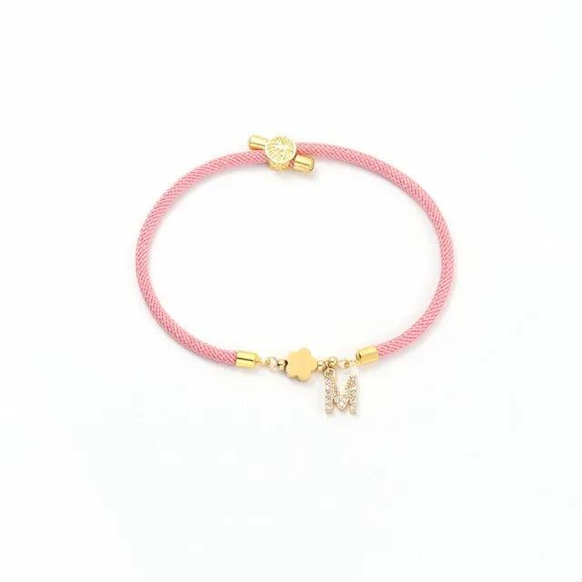 Pulseira com inicial de A-Z - Coleção Aura