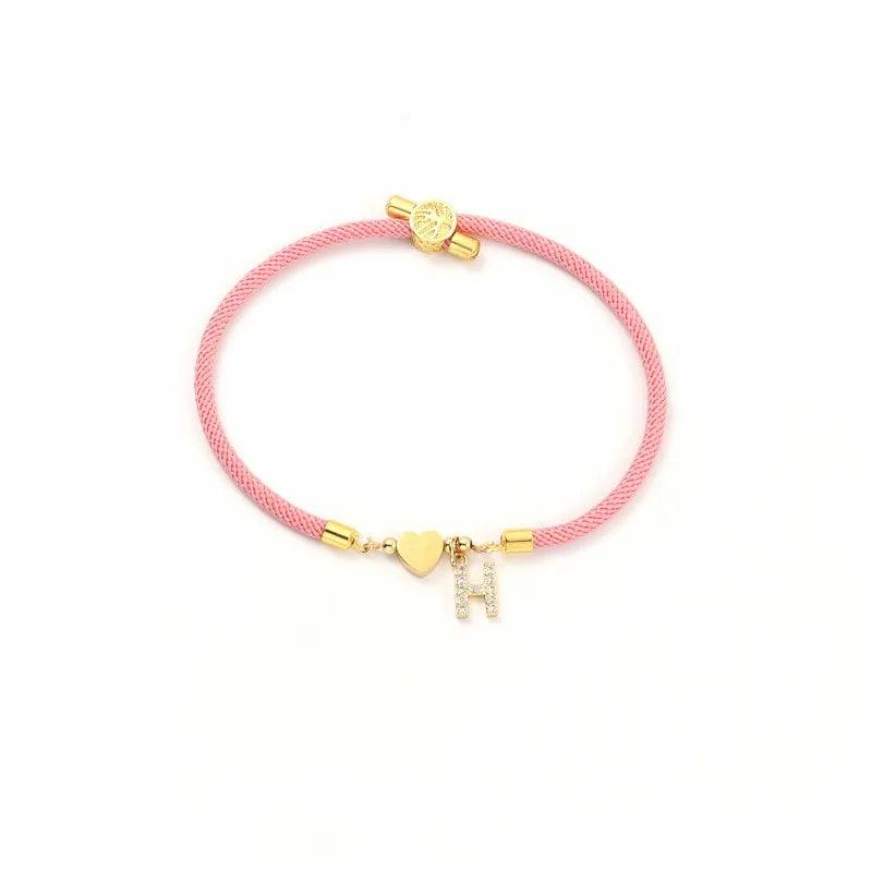 Pulseira com inicial de A-Z - Coleção Aura