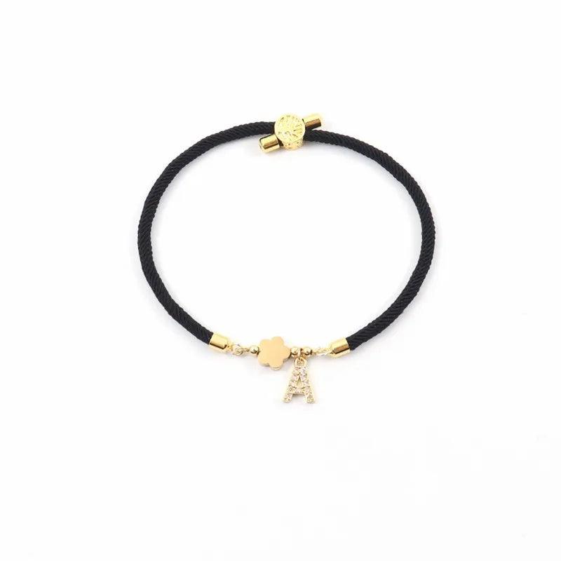 Pulseira com inicial de A-Z - Coleção Aura
