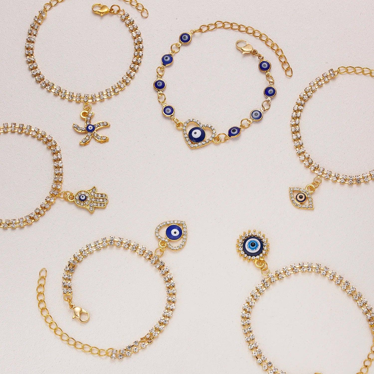 Pulseira de Olho grego VARIOS MODELOS - Coleção Elegance