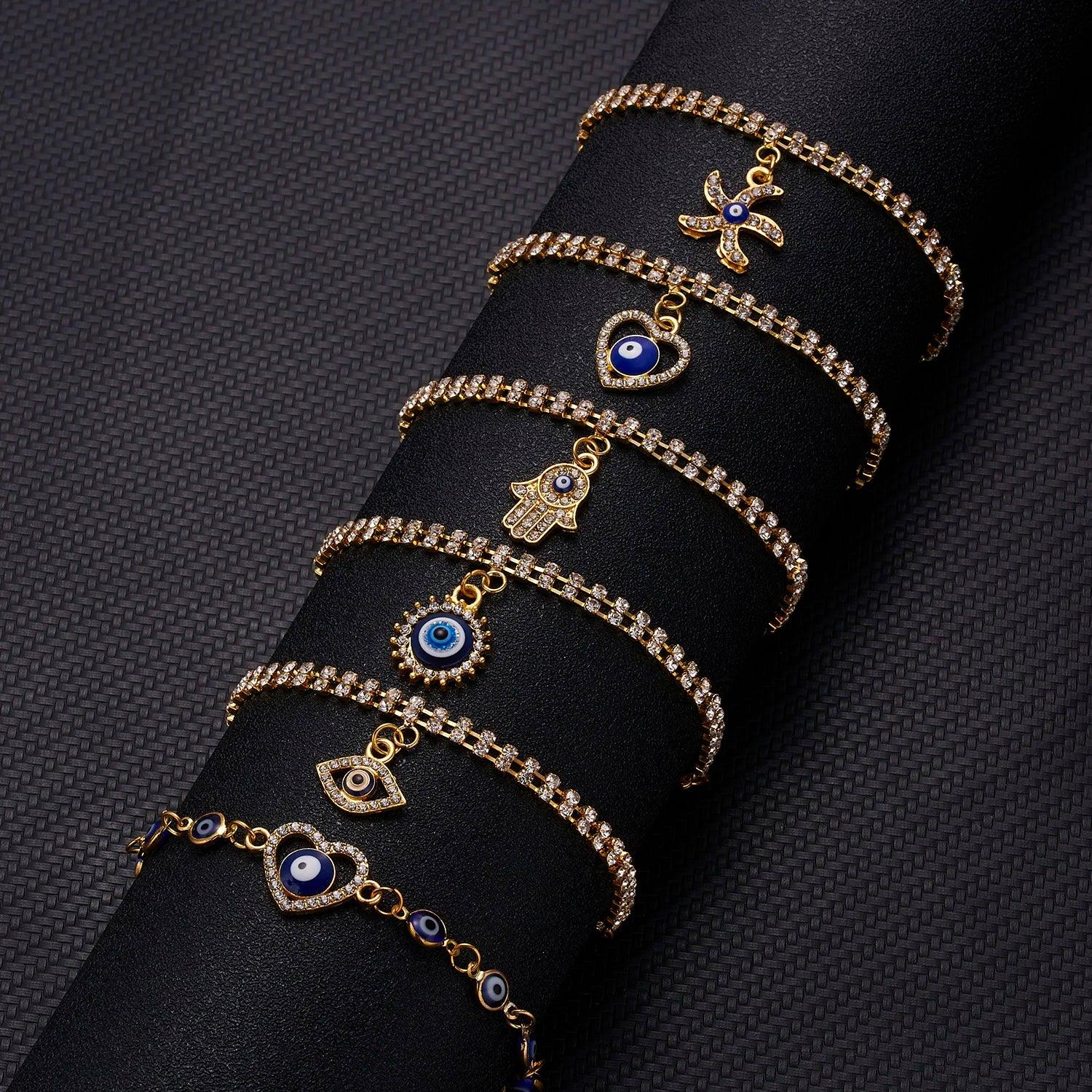 Pulseira de Olho grego VARIOS MODELOS - Coleção Elegance