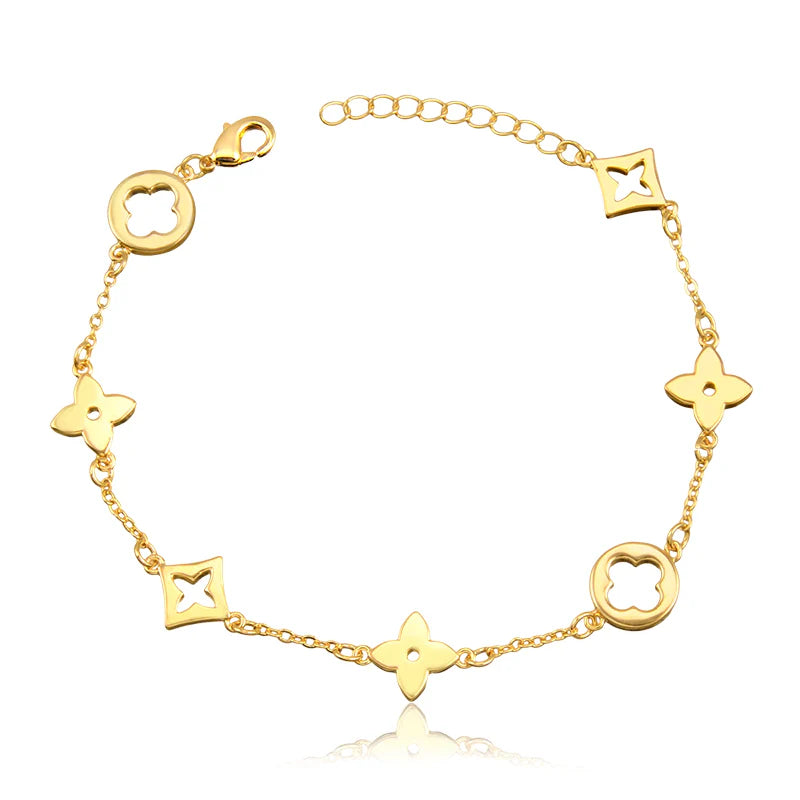 Pulseira LV Classica Banhada a Ouro 18k