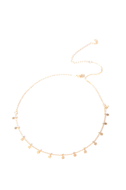 Choker Estrelinhas e Choker Names Douradas