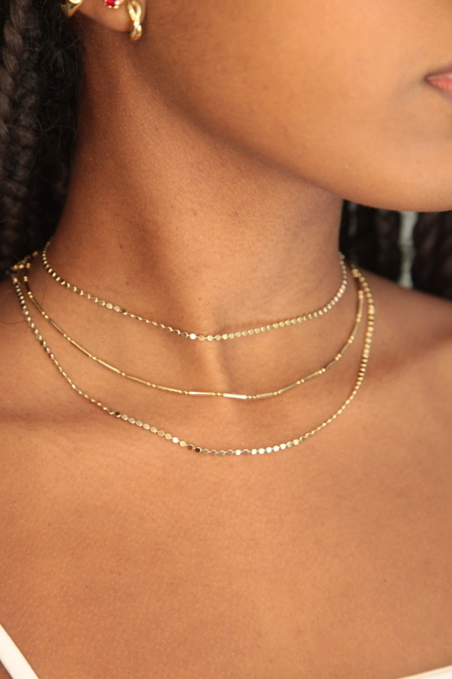 Choker Milos Folheada a ouro 18k