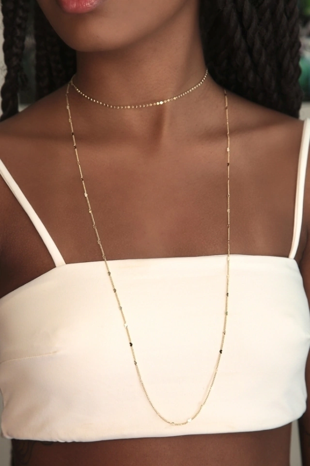 Choker Milos Folheada a ouro 18k