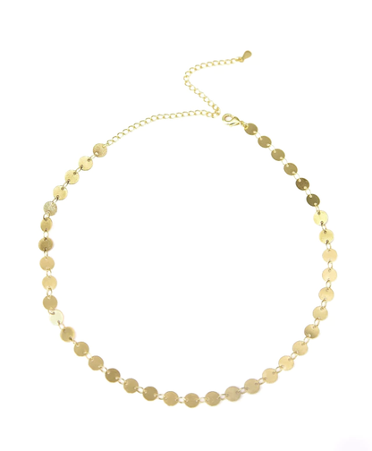 Choker Bolinhas Banhada a Ouro 18k