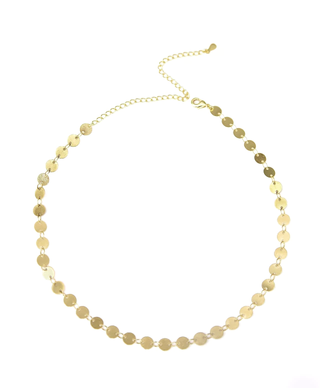 Choker Bolinhas Banhada a Ouro 18k