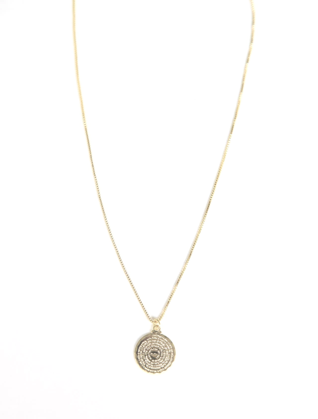Colar Pai Nosso Banhado a Ouro 18k