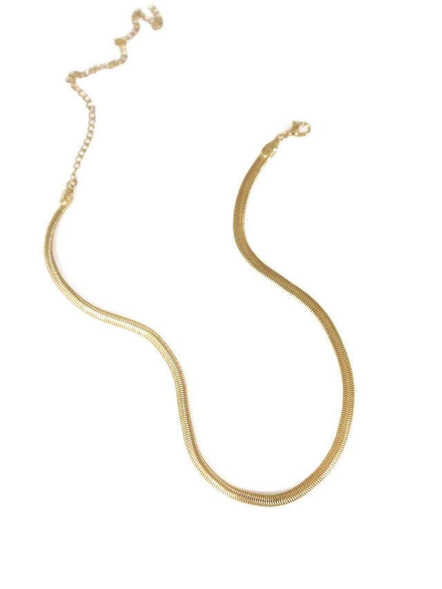 Choker Mari Folheada a ouro 18k