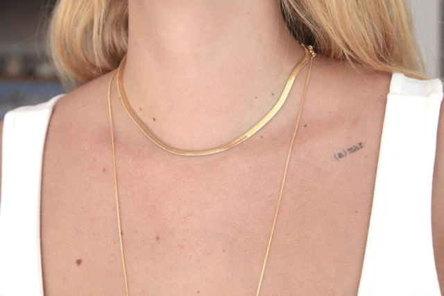 Choker Snake Folheada a Ouro 18k